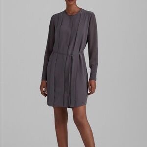 Club Monaco Charcoal Long Sleeve Dress